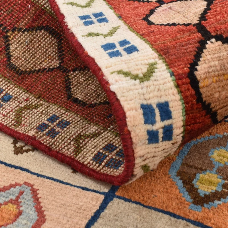 Gabbeh Persisch Teppich 103x143cm - Perserteppich Wollteppich - mehrfarbig