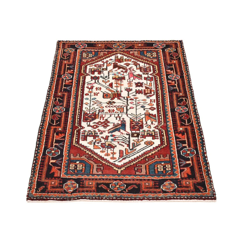 Touiserkan Teppich 93x142cm - Perserteppich - mehrfarbig