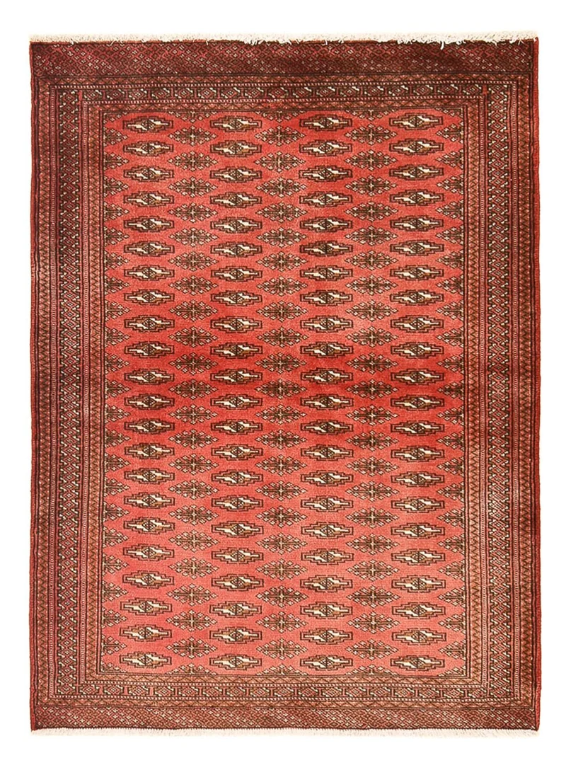Turkaman Teppich 104x140cm - Orientteppich - rot