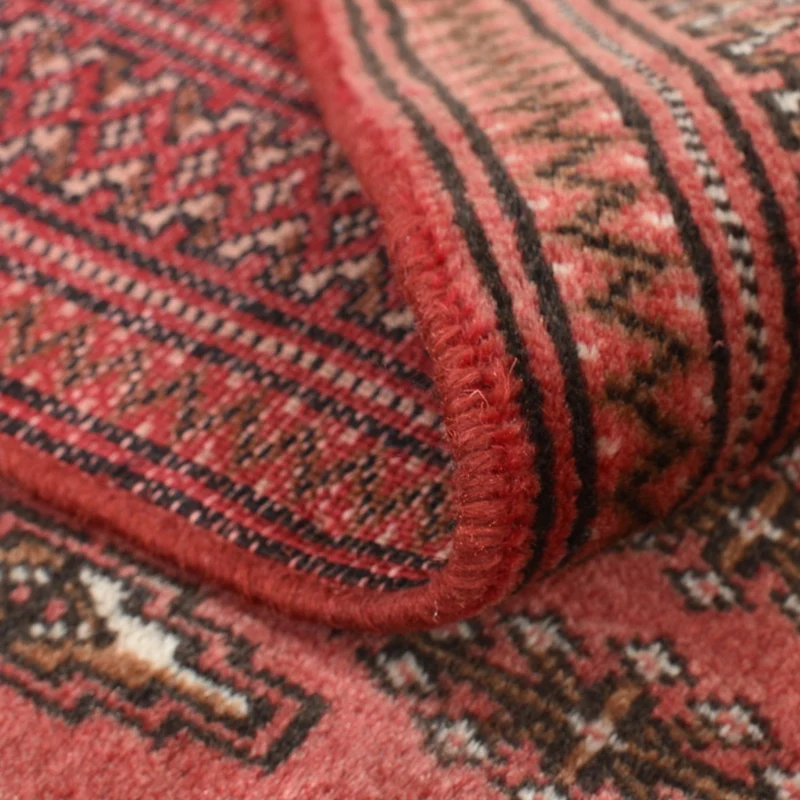 Turkaman Teppich 104x140cm - Orientteppich - rot