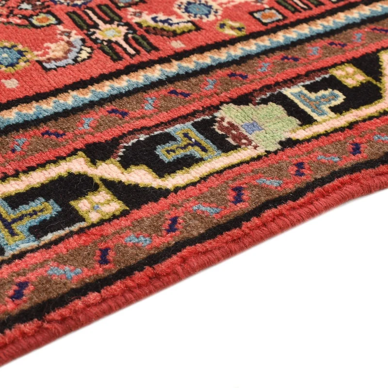 Perserteppich - Nomadic - 109 x 143 cm - hellrot