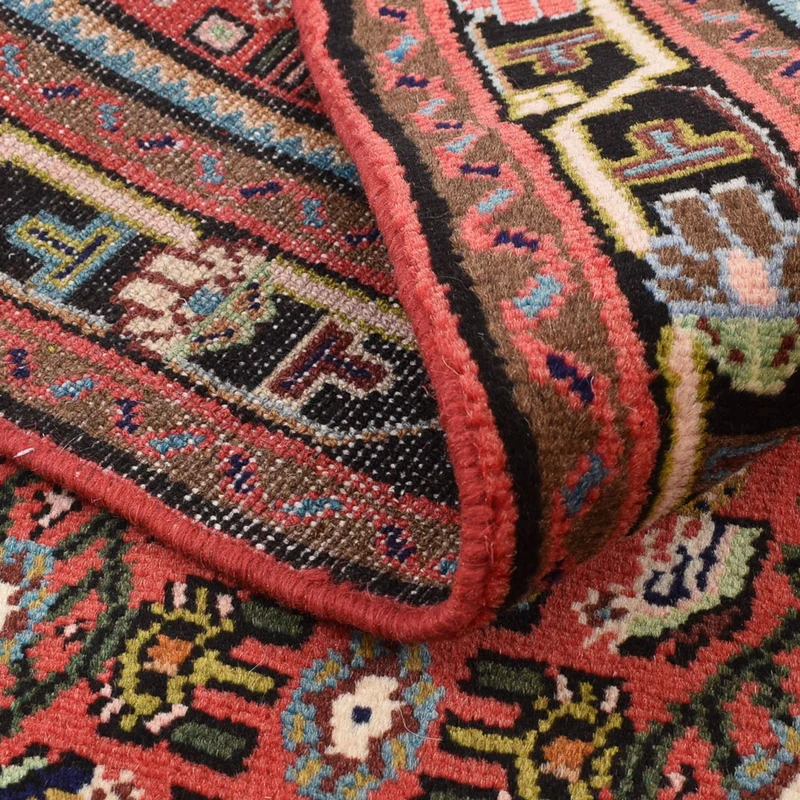 Perserteppich - Nomadic - 109 x 143 cm - hellrot