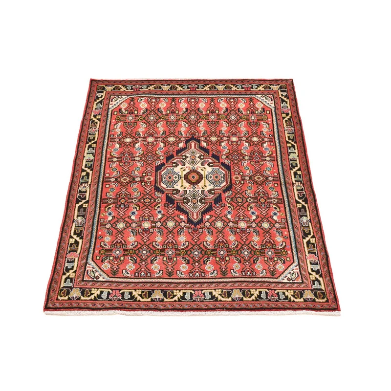 Perserteppich - Nomadic - 109 x 143 cm - hellrot