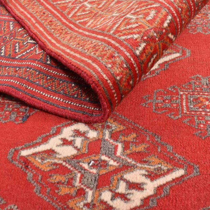 Turkaman Teppich 115x167cm - Orientteppich - rot