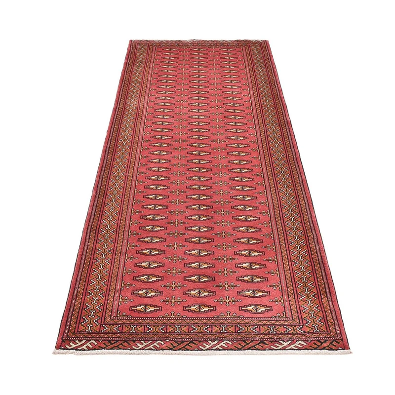 Turkaman Teppich 105x285cm - Orientteppich - rot