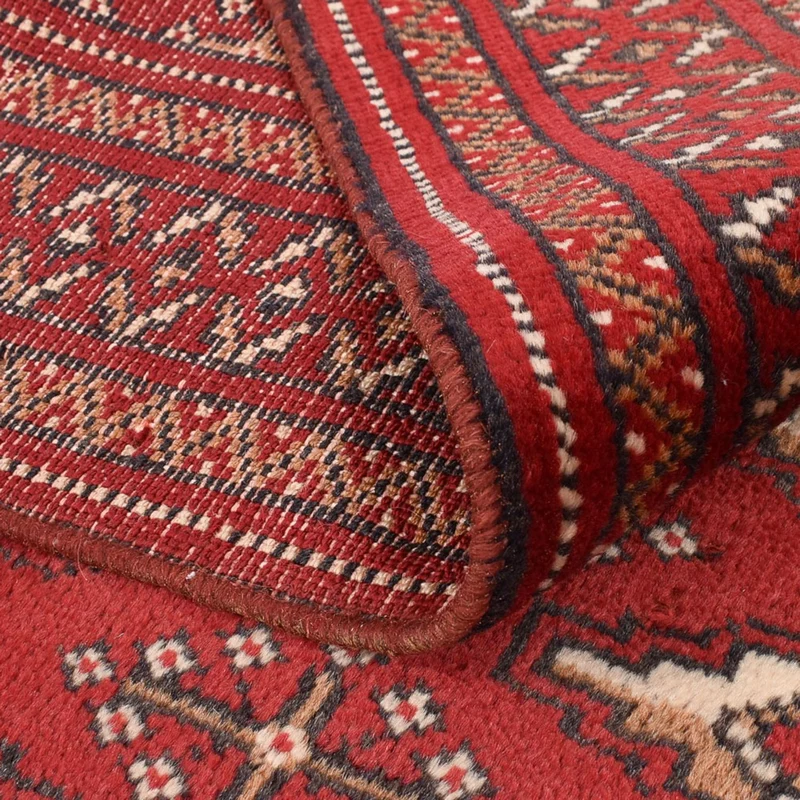 Turkaman Teppich 96x274cm - Orientteppich - rot