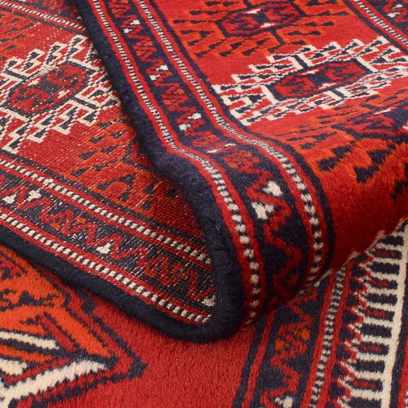 Turkaman Teppich 89x353cm - Orientteppich - rot