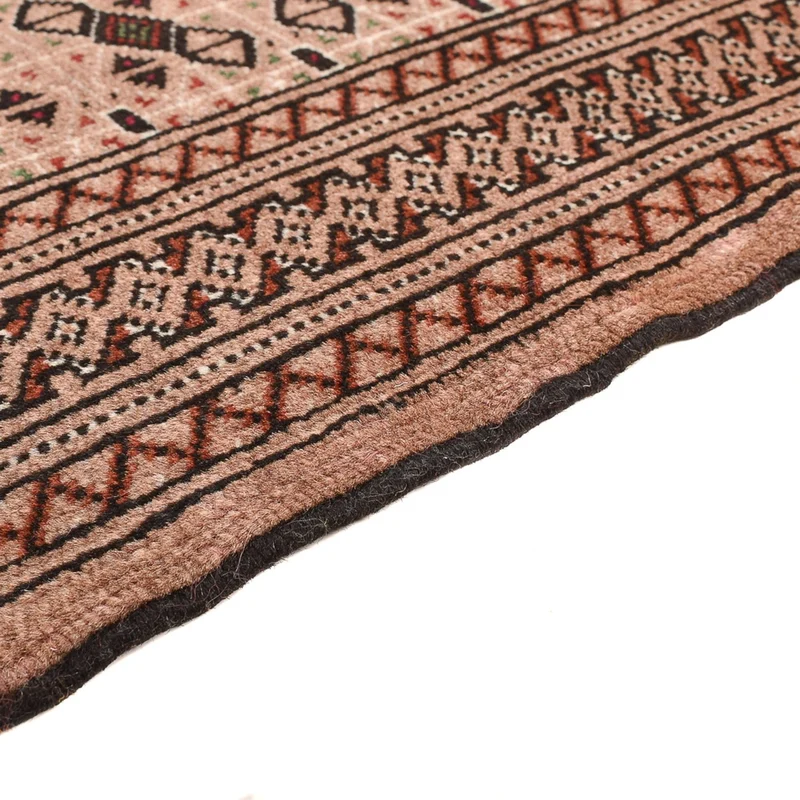 Turkaman Teppich 83x193cm - Orientteppich - hellrot
