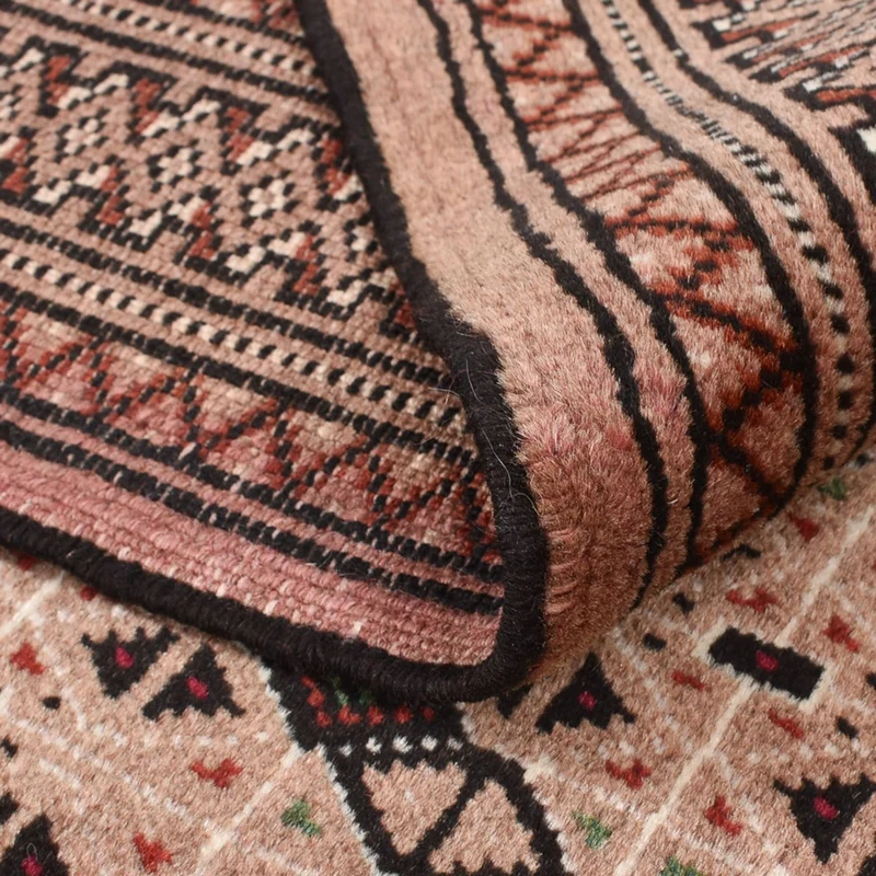 Turkaman Teppich 83x193cm - Orientteppich - hellrot