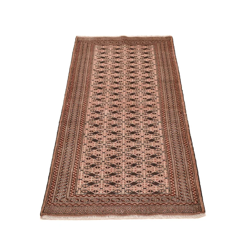 Turkaman Teppich 83x193cm - Orientteppich - hellrot