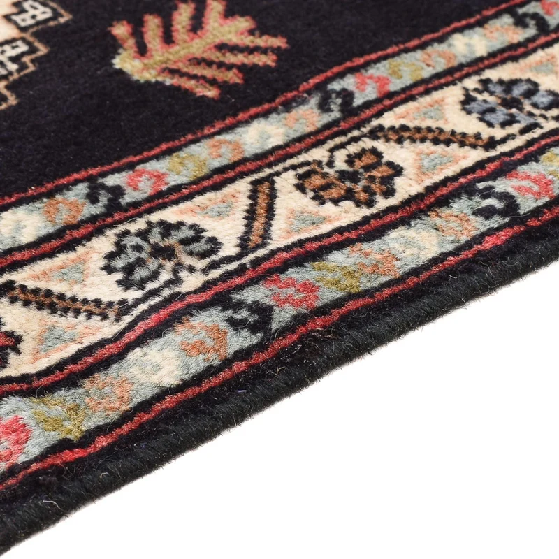 Turkaman Teppich 63x187cm - Orientteppich - dunkelblau