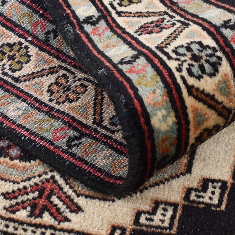 Turkaman Teppich 63x187cm - Orientteppich - dunkelblau