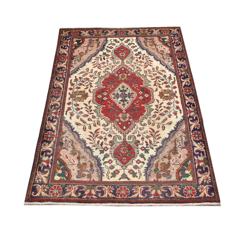 Perserteppich - Täbriz - 93 x 149 cm - beige