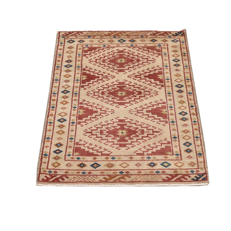 Turkaman Teppich - 62 x 89 cm - mehrfarbig