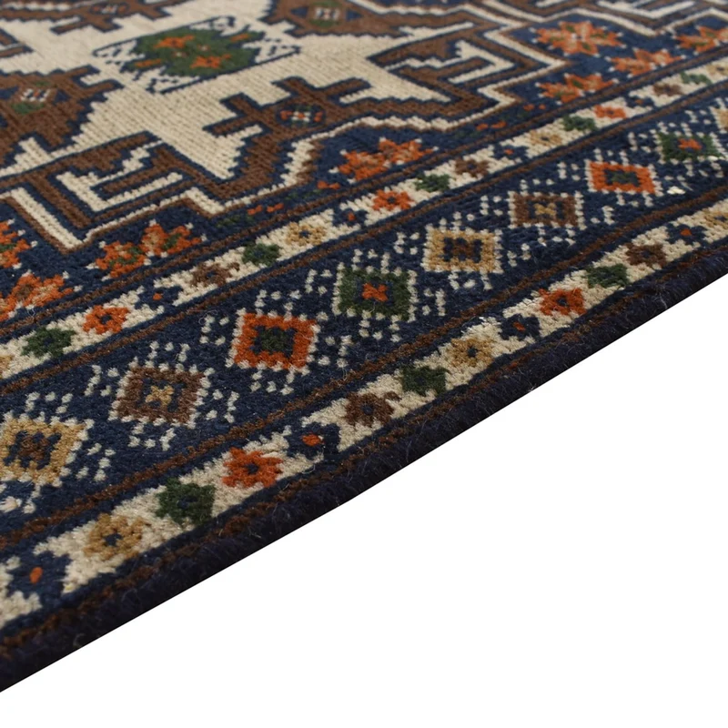 Läufer Turkaman - 79 x 366 cm - dunkelbeige