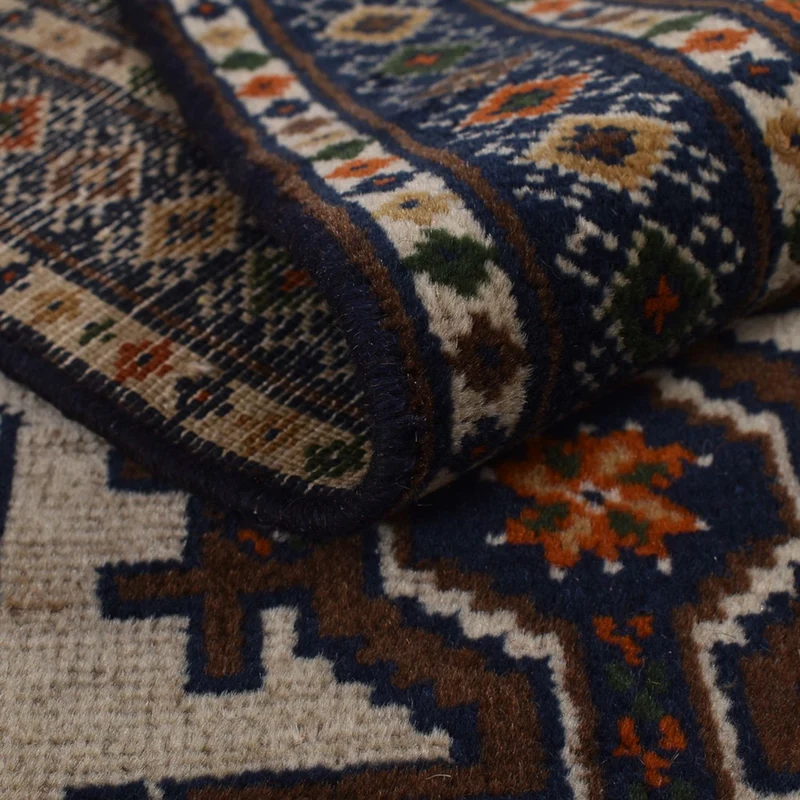 Läufer Turkaman - 79 x 366 cm - dunkelbeige