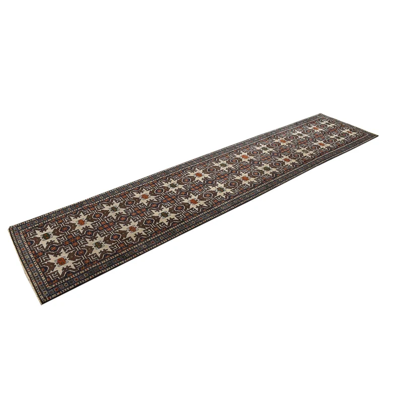 Läufer Turkaman - 79 x 366 cm - dunkelbeige