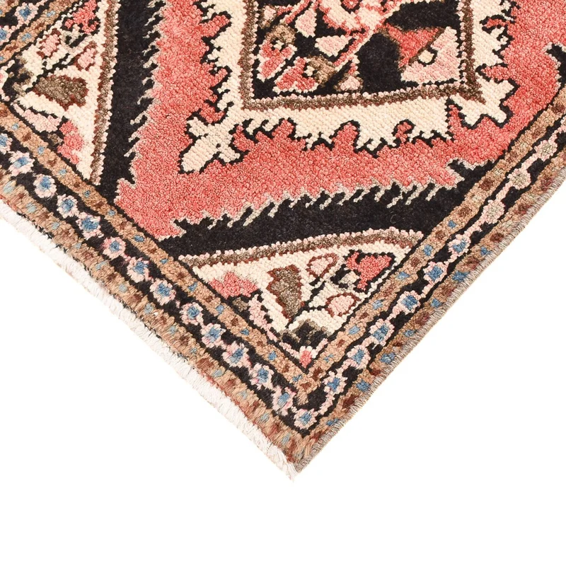 Hamadan Teppich 48x68cm - Perserteppich - rot