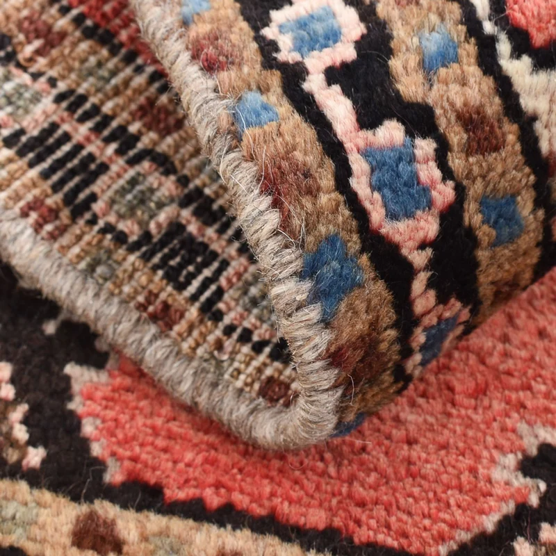 Hamadan Teppich 48x68cm - Perserteppich - rot