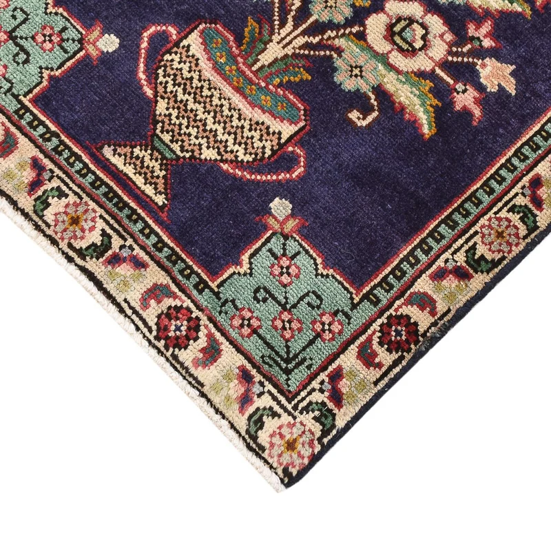 Perserteppich - Nomadic - 55 x 60 cm - mehrfarbig