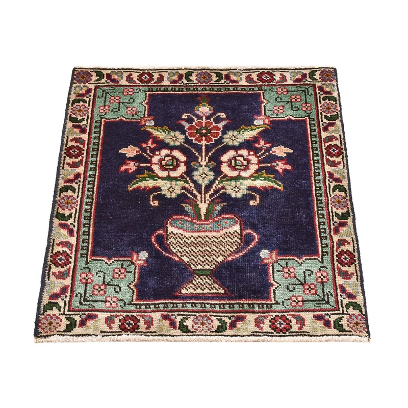 Perserteppich - Nomadic - 55 x 63 cm - mehrfarbig