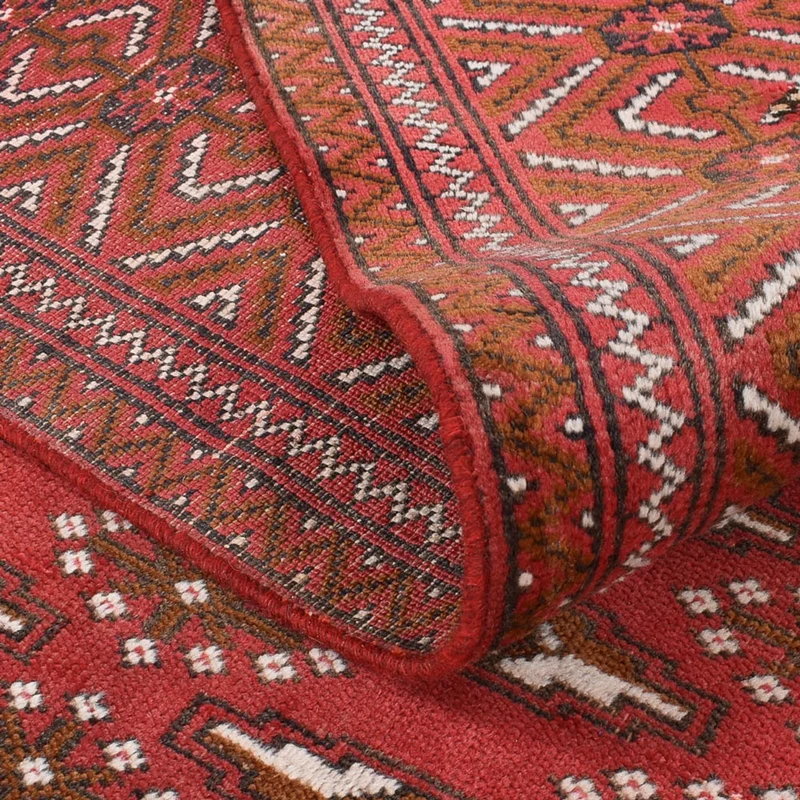 Turkaman Teppich 203x280cm - Orientteppich - hellrot
