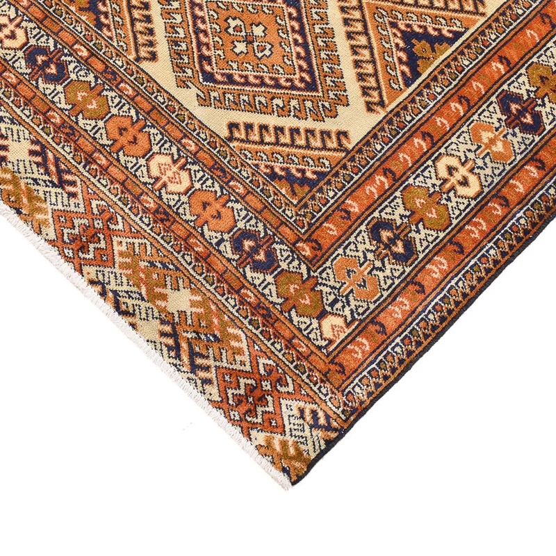 Turkaman Teppich 131x188cm - Orientteppich - sand