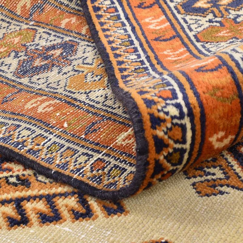 Turkaman Teppich 131x188cm - Orientteppich - sand