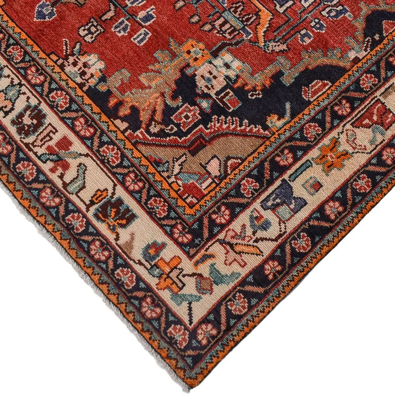 Perserteppich - Nomadic - 151 x 280 cm - rot