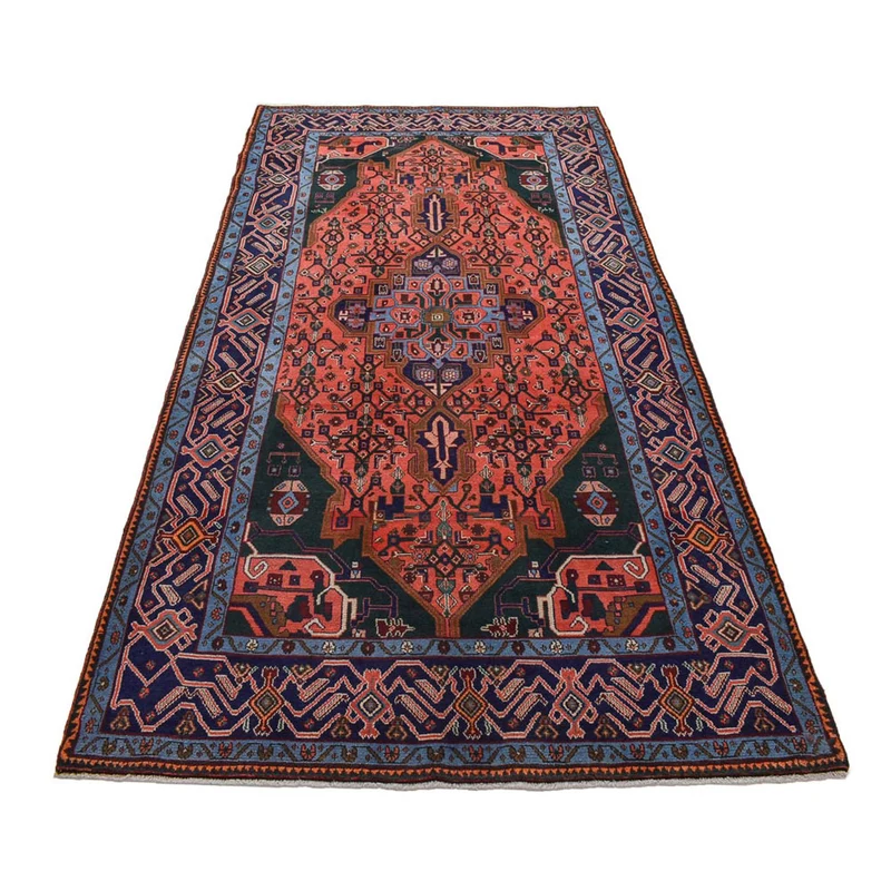 Perserteppich - Nomadic - 150 x 286 cm - hellrot