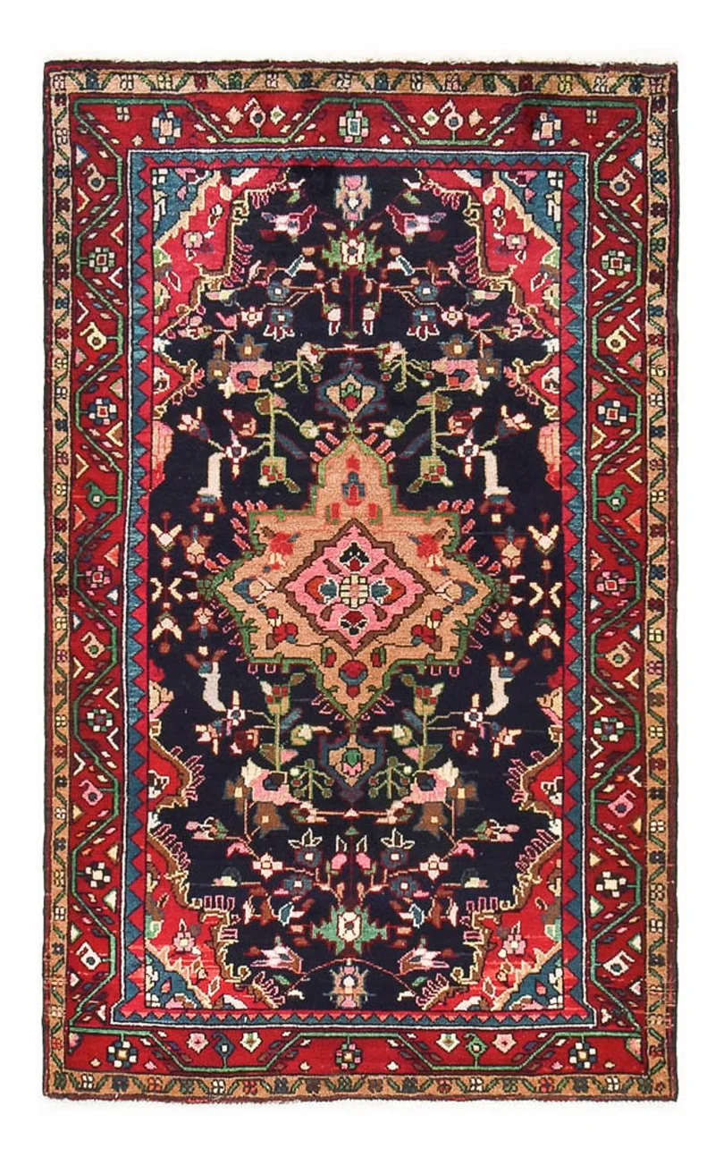 Mehraban Teppich 108x180cm - Perserteppich - dunkelblau