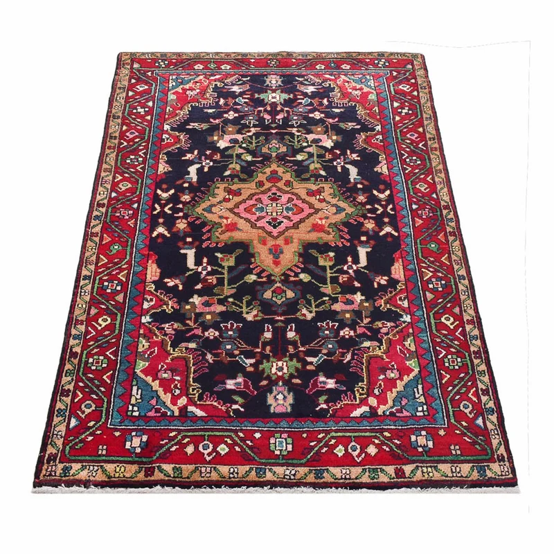 Mehraban Teppich 108x180cm - Perserteppich - dunkelblau