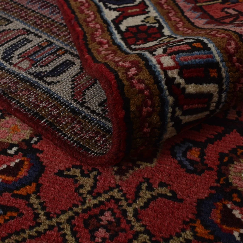 Hosseinabad Teppich 105x395cm - Perserteppich - rot