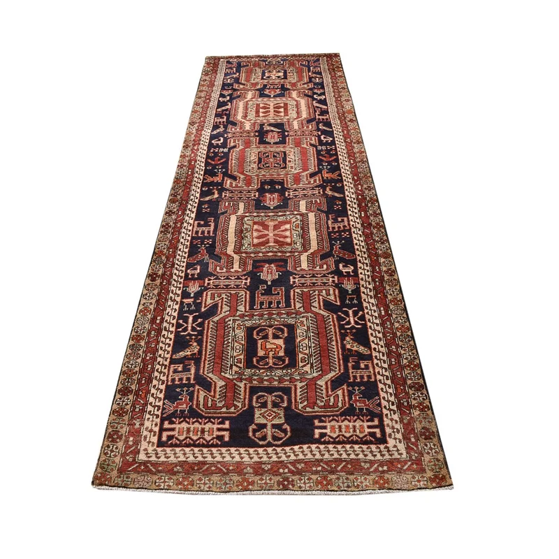 Meschkin Teppich 100x325cm - Perserteppich - hellrot