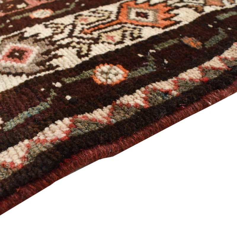 Hosseinabad Teppich 128x308cm - Perserteppich - hellrot