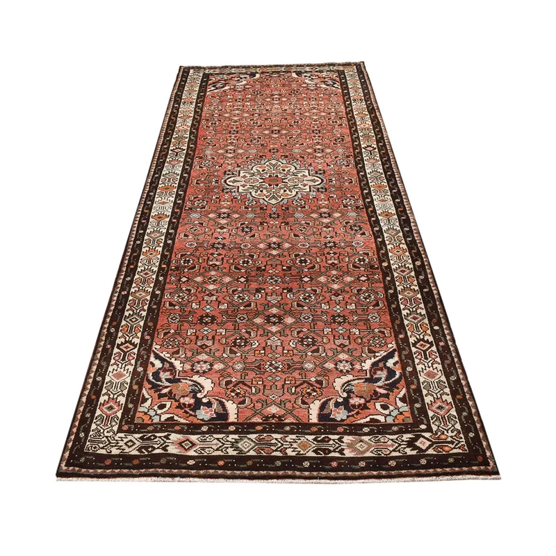 Hosseinabad Teppich 128x308cm - Perserteppich - hellrot