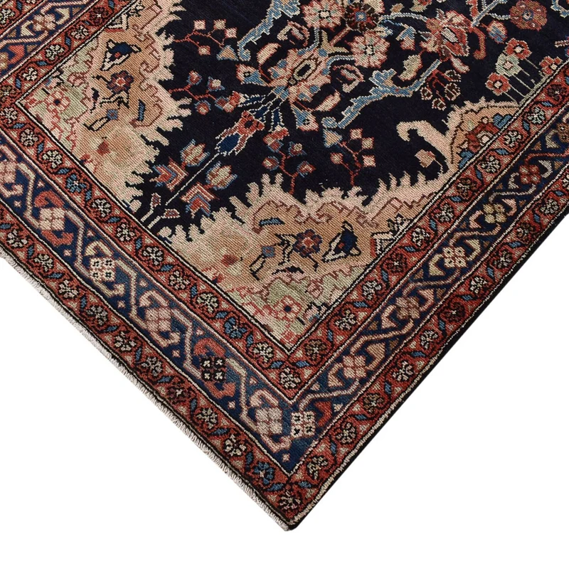 Mehraban Teppich 102x322cm - Perserteppich - dunkelblau
