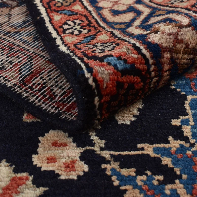 Mehraban Teppich 102x322cm - Perserteppich - dunkelblau