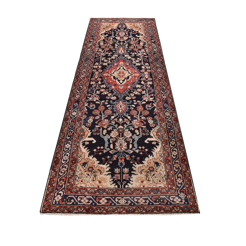 Mehraban Teppich 102x322cm - Perserteppich - dunkelblau