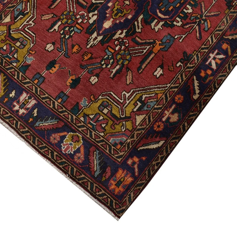 Täbriz Teppich 112x338cm - Perserteppich - rot