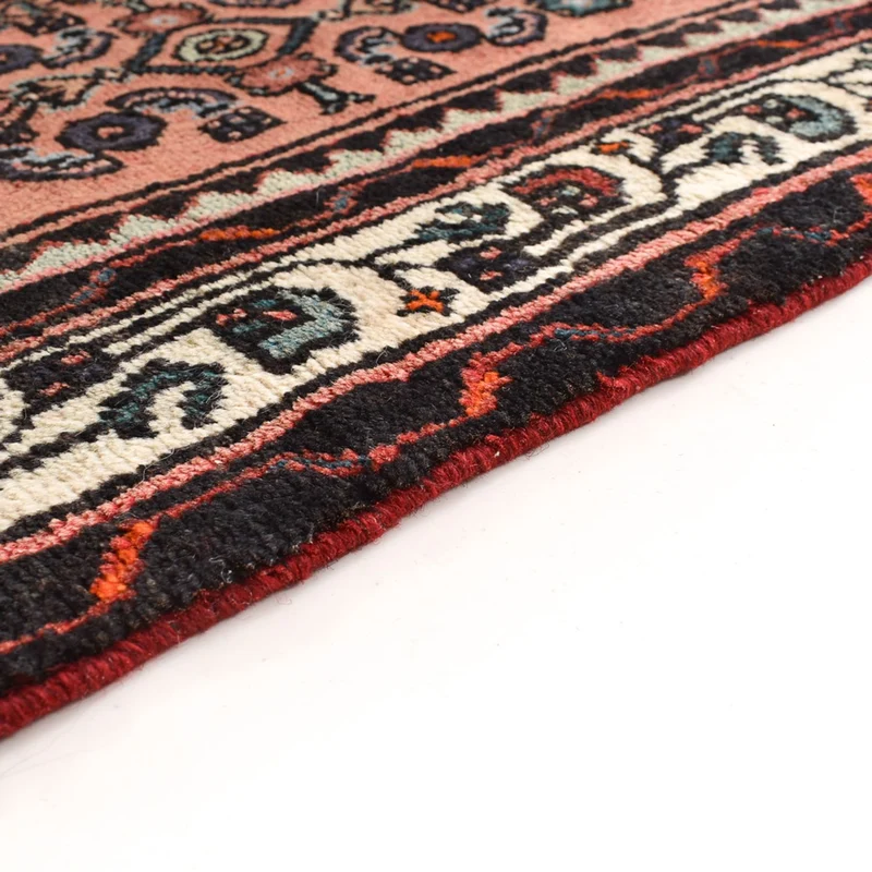 Hamadan Teppich 80x290cm - Perserteppich - hellrot
