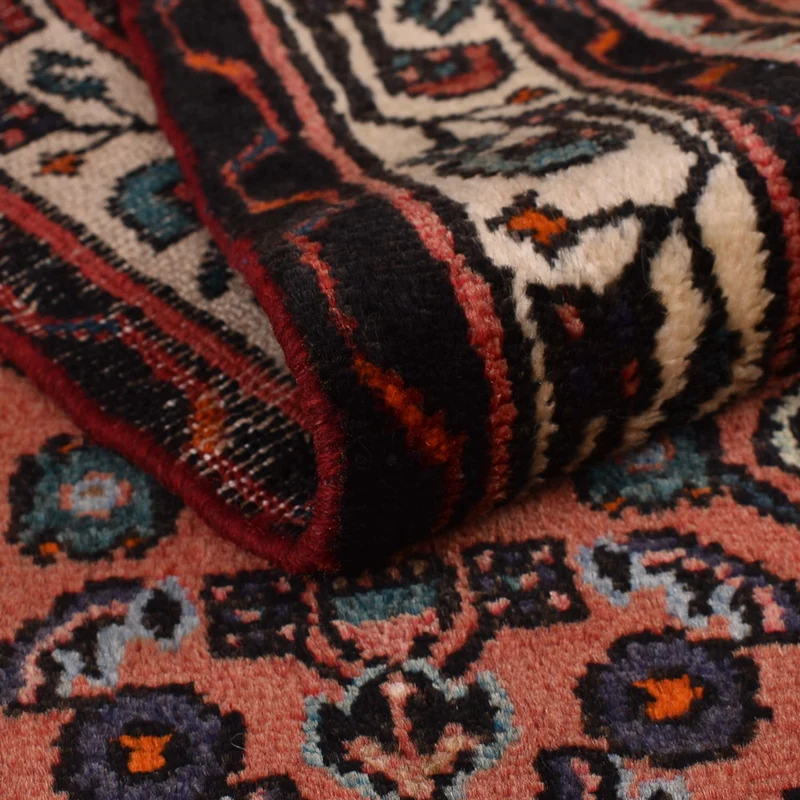 Hamadan Teppich 80x290cm - Perserteppich - hellrot