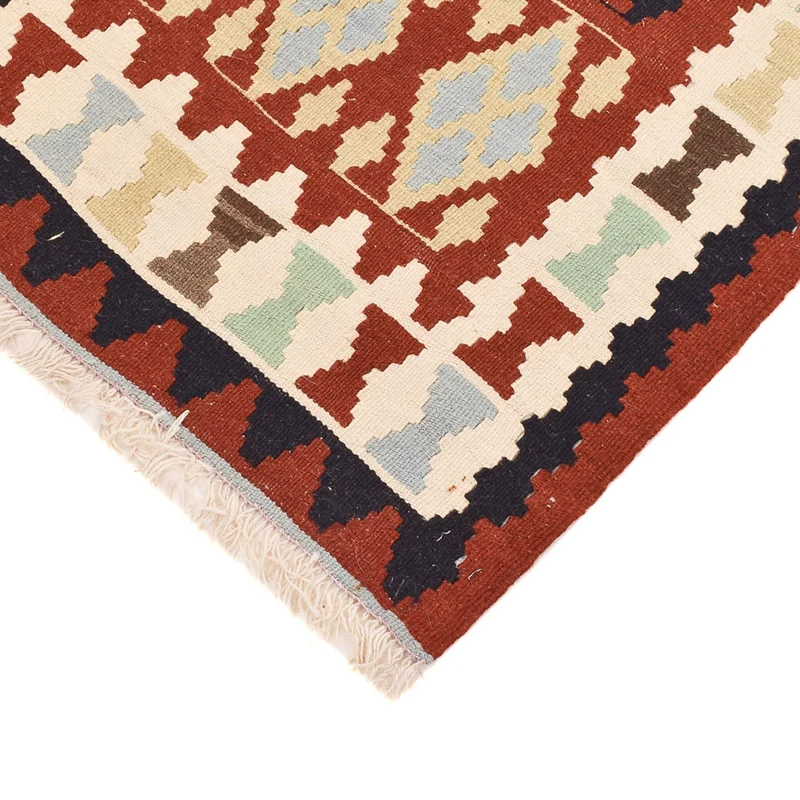 Kelim Fars Teppich 103x144cm - mehrfarbig