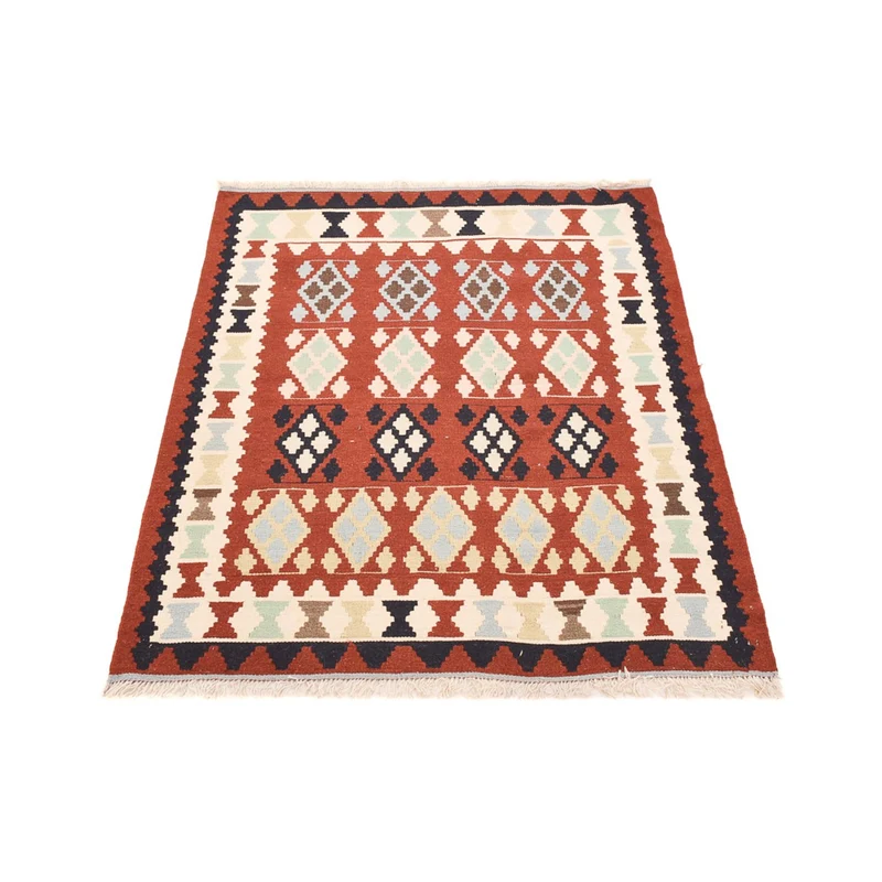 Kelim Fars Teppich 103x144cm - mehrfarbig