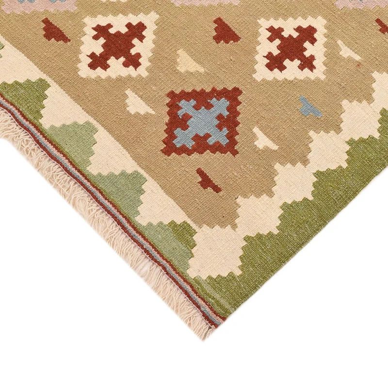 Kelim Fars Teppich 104x152cm - mehrfarbig