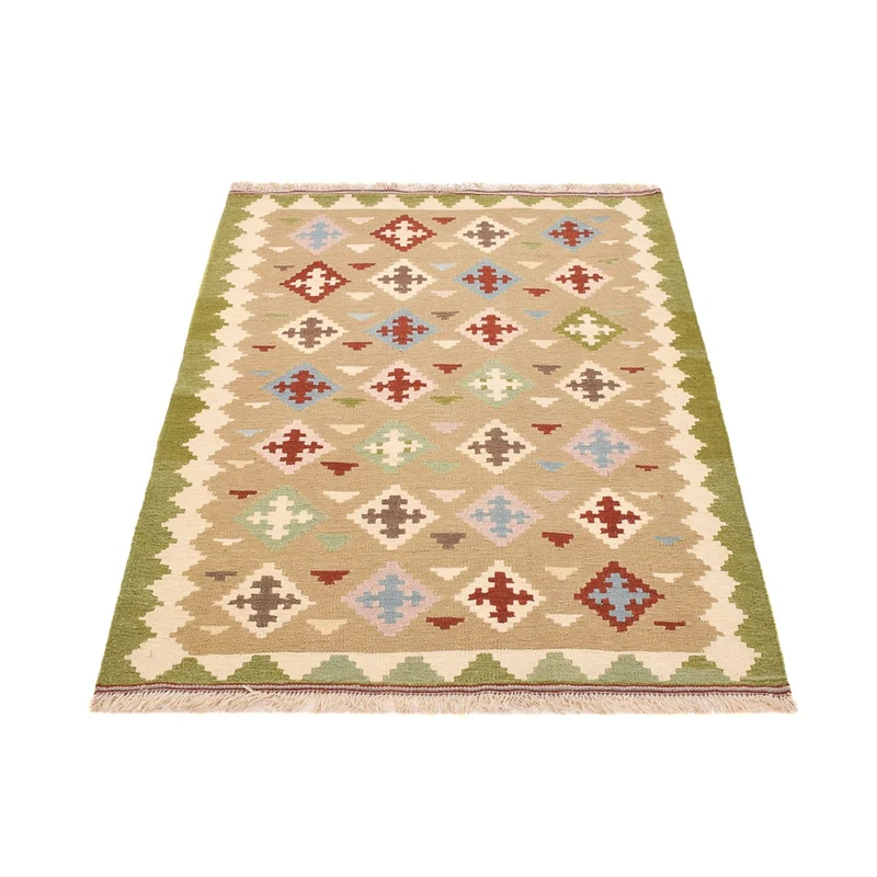Kelim Fars Teppich 104x152cm - mehrfarbig