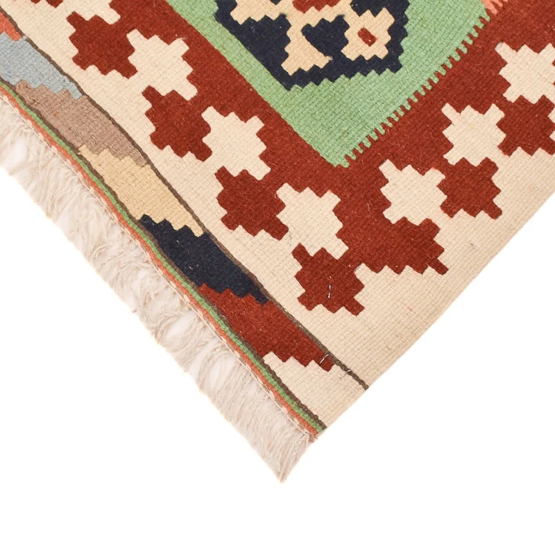 Kelim Fars Teppich 98x147cm - mehrfarbig