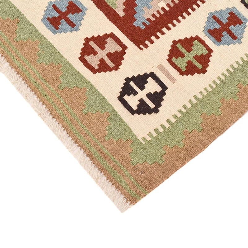 Kelim Fars Teppich 108x144cm - mehrfarbig