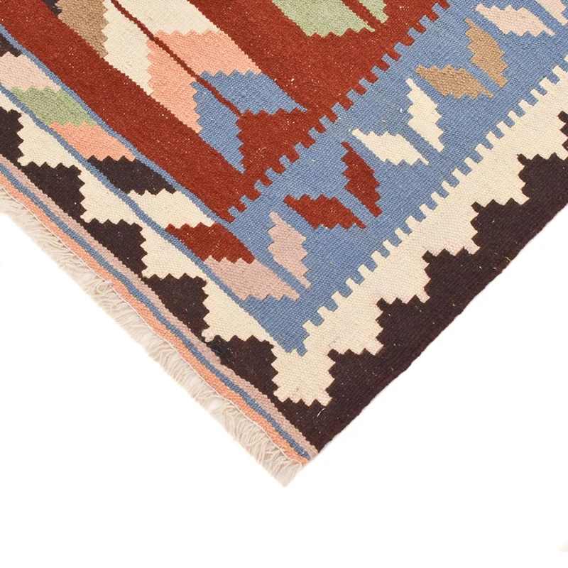 Kelim Fars Teppich 104x142cm - mehrfarbig