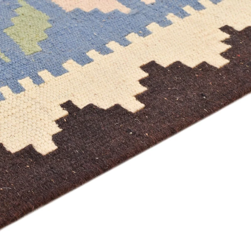Kelim Fars Teppich 104x142cm - mehrfarbig